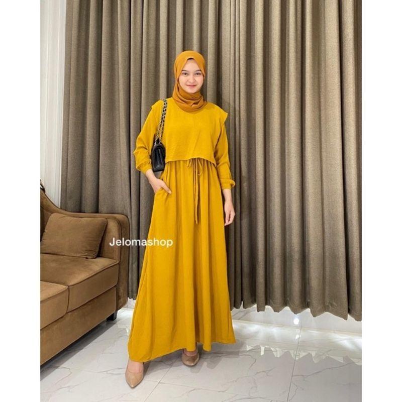𝐏𝐆𝐌𝐓 • GLENCA MAXY ALESHA ANDIN RIA RICIS DRESS CRINKLE AIRFLOW PREMIUM BUSUI