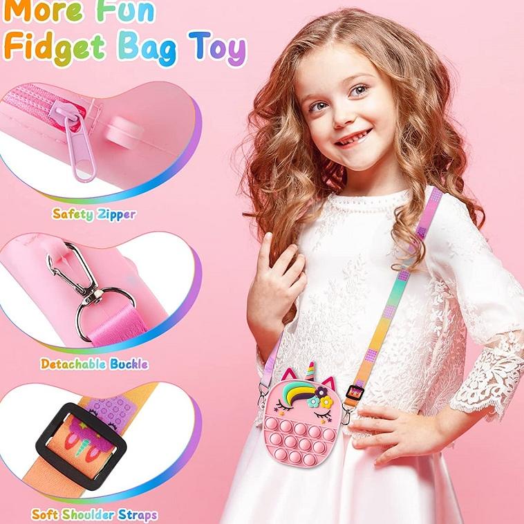 ((F-8-5 »> [Stock Terbatas] Sling Bag Pop It Tas Selempang Pop It Untuk Anak viral