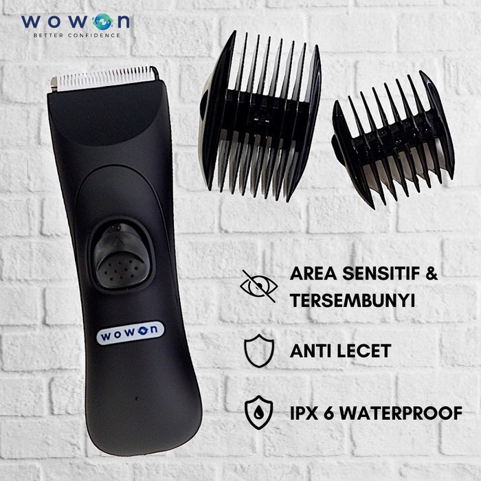 Alat Cukur Rambut Wowon Body Trimmer (Alat Cukur Bulu Kelamin & Area Sensitif)(A6W5) Mesin Cukur Jen