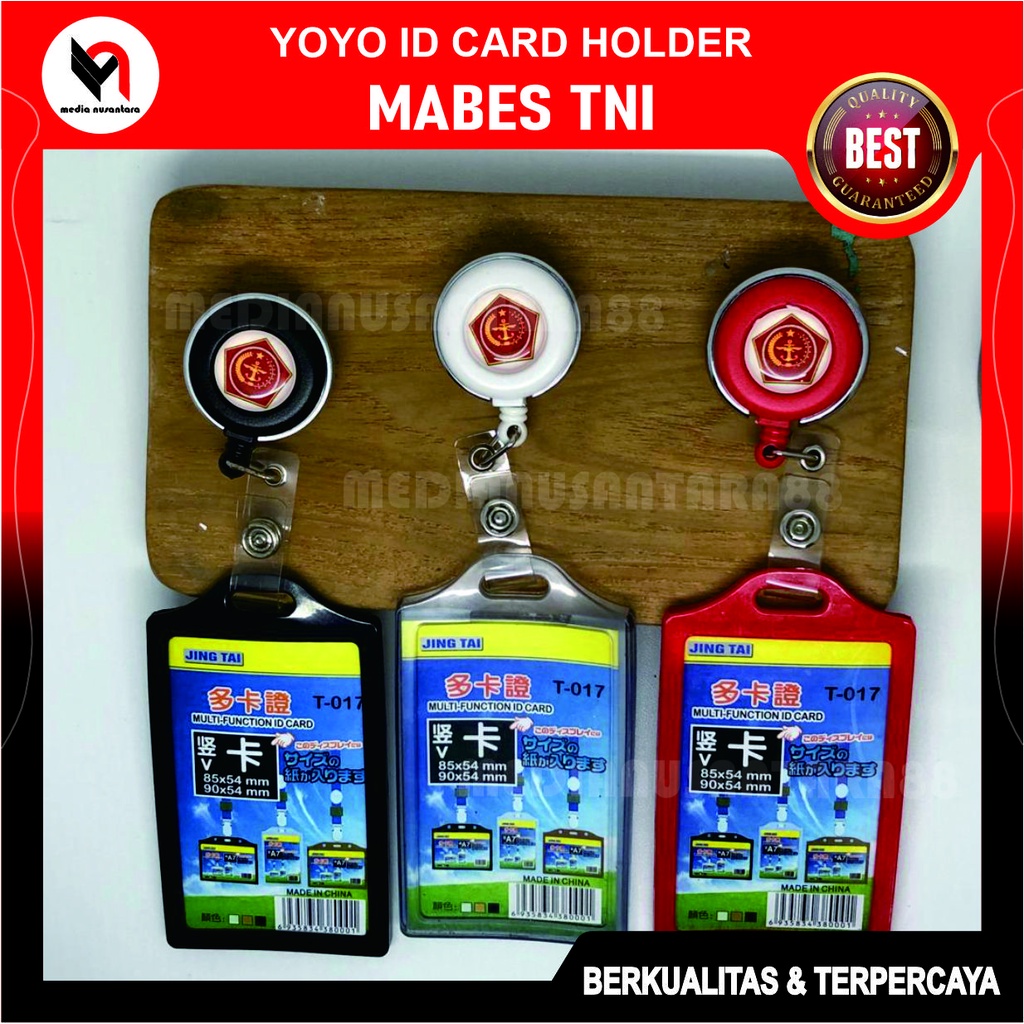 

MABES TNI Yoyo Gantungan ID Card Logo Mabes TNI Yoyo Putar Stainless