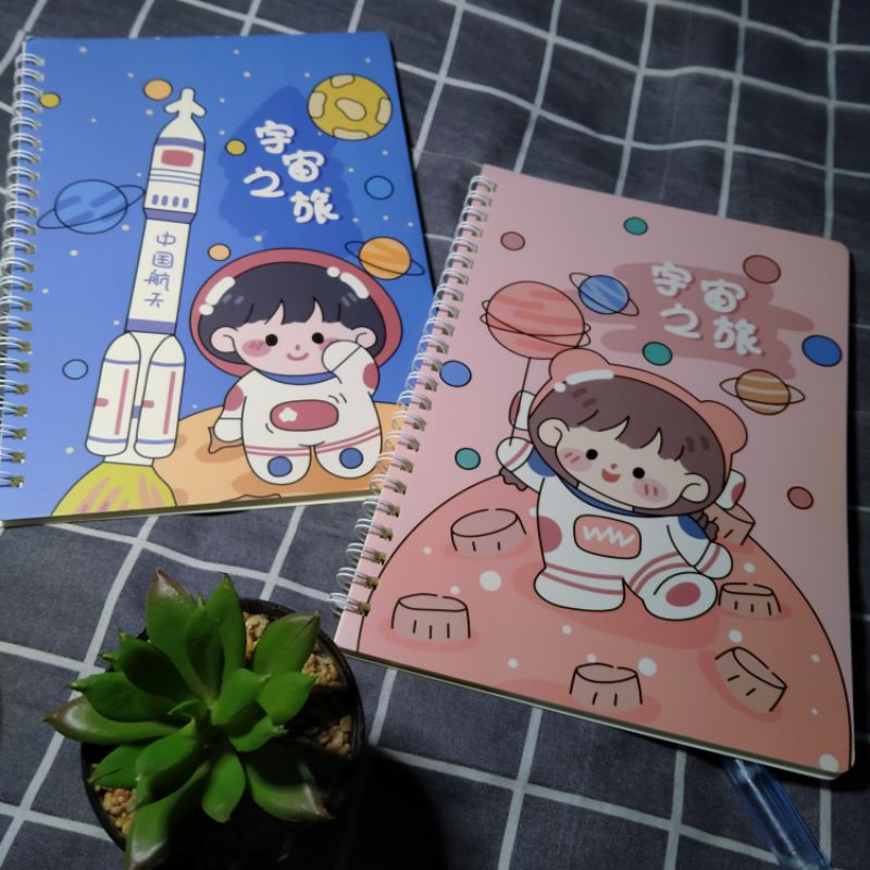 

insfera | buku ring spiral | A5 | tema astronout girl | 38 lembar