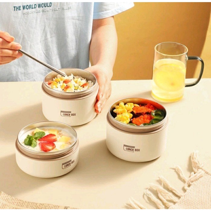 PORTABLE INSULATED LUNCH CONTAINER SET ORIGINAL