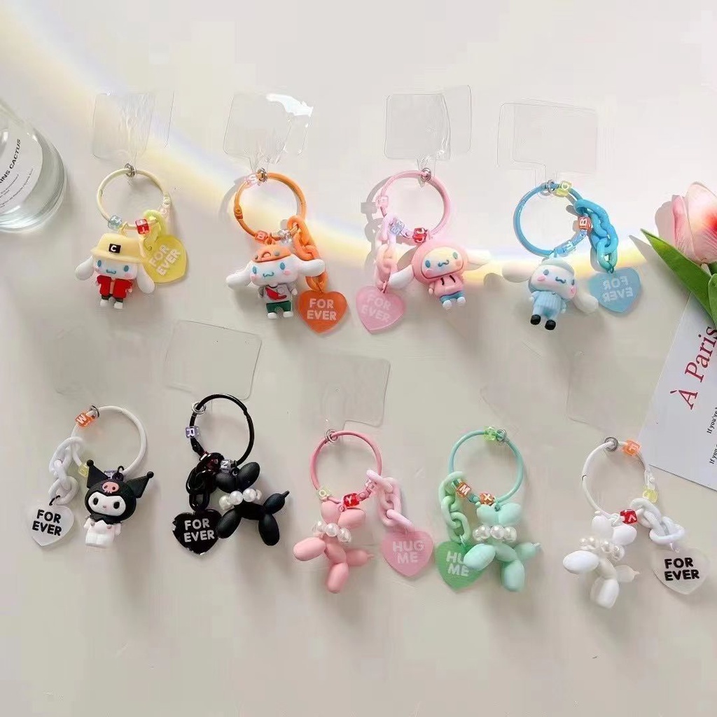 Gantungan Kunci Lucu doggy dogi Karakter HK for Handphone DY16 DY17 DY20 DY21