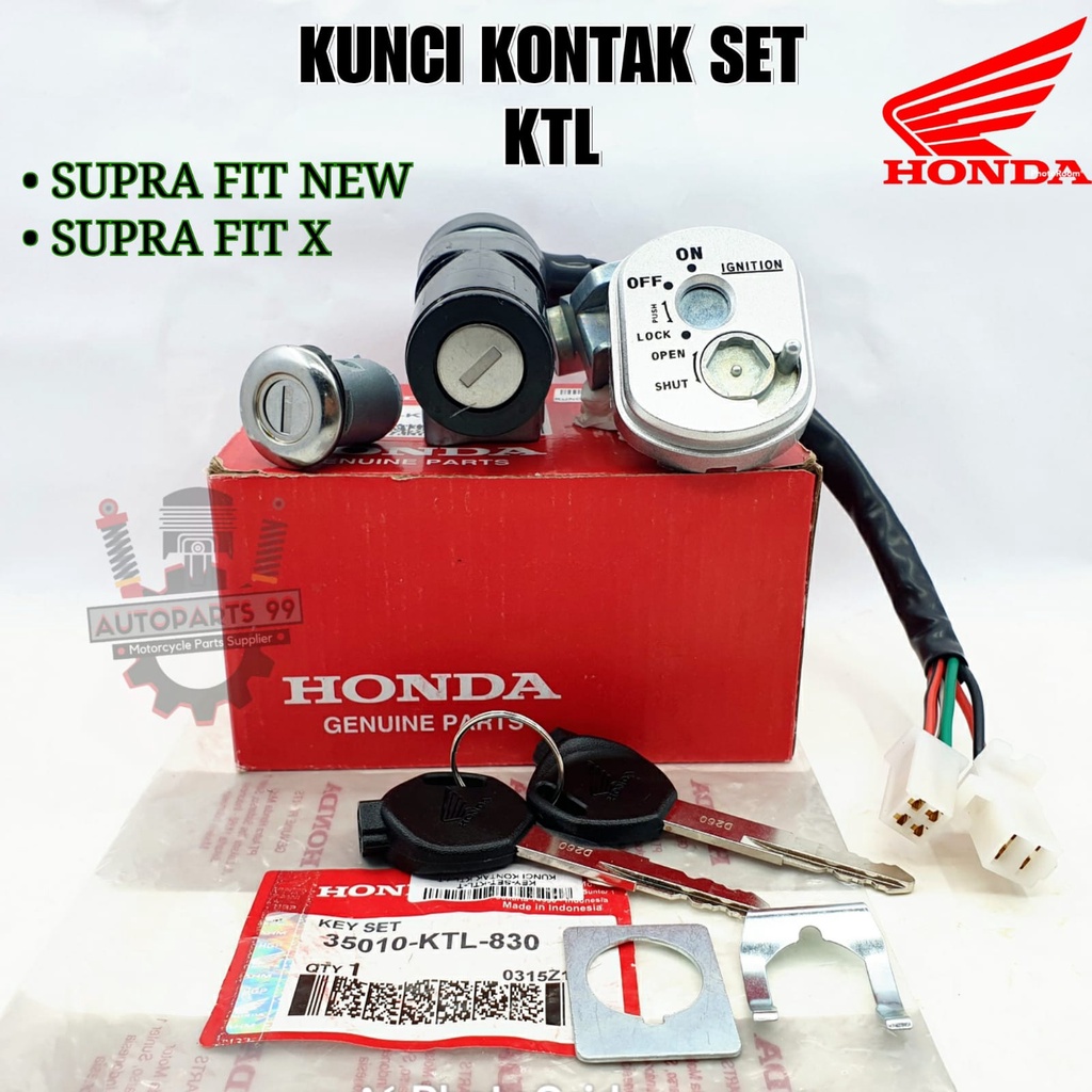 Jual Kunci Kontak Set Supra Fit New Fit X Kualitas Original Honda Kunci