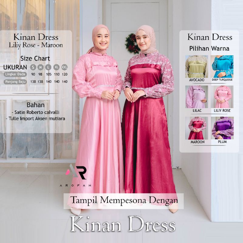 Kinan Dress Premium Silk Tille