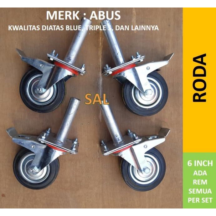Roda Scaffolding Steger Per Set Rem Semua