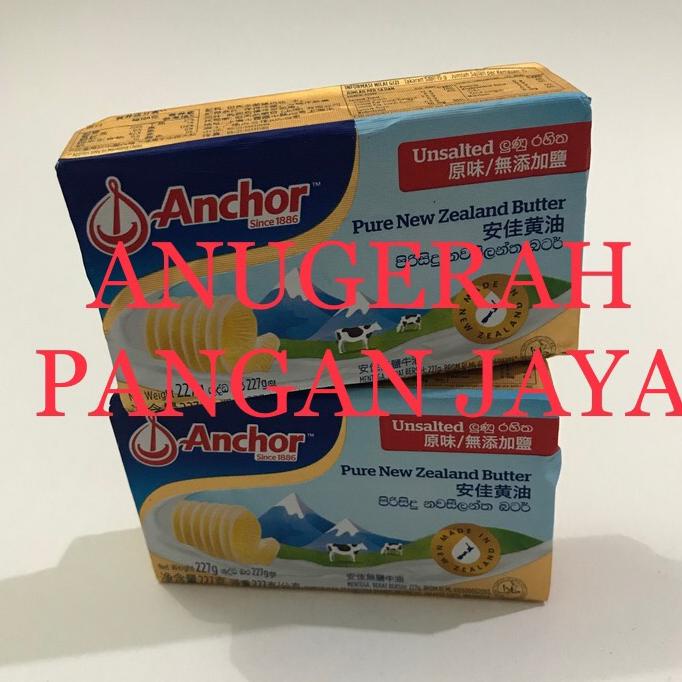 

Anchor Unsalted Butter 227gr TERLARIS TERPERCAYA ORIGINAL