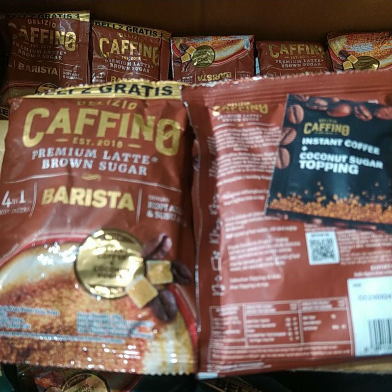 caffino barista latte brown sugar 15 saset