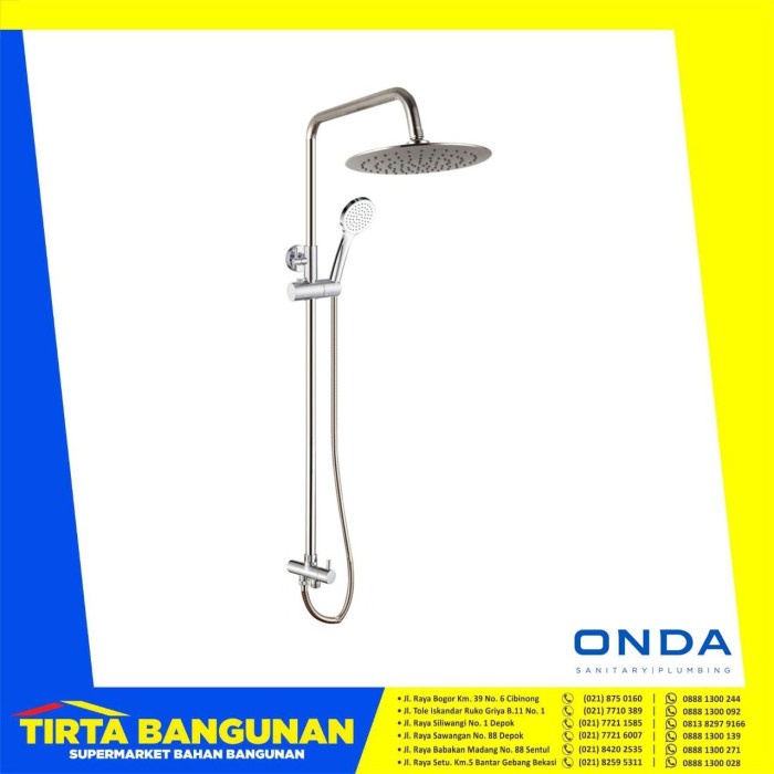 Tiang Onda Sc 01 Hand Shower Tiang Set/ Shower Mandi Tiang Set