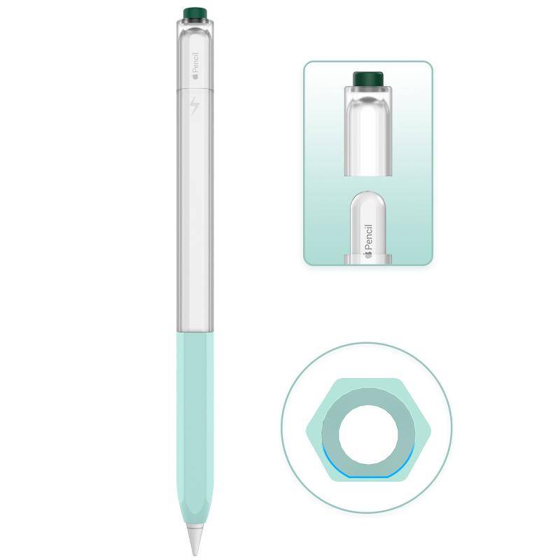 Jelly Color Translucent Silicone Case for Apple Pencil 2nd Silikon Pelindung Pen Case for Apple Pencil 2tablet Aksesoris