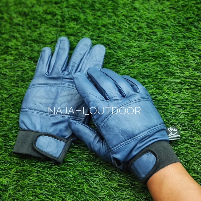 sarung tangan kulit asli motor anti api