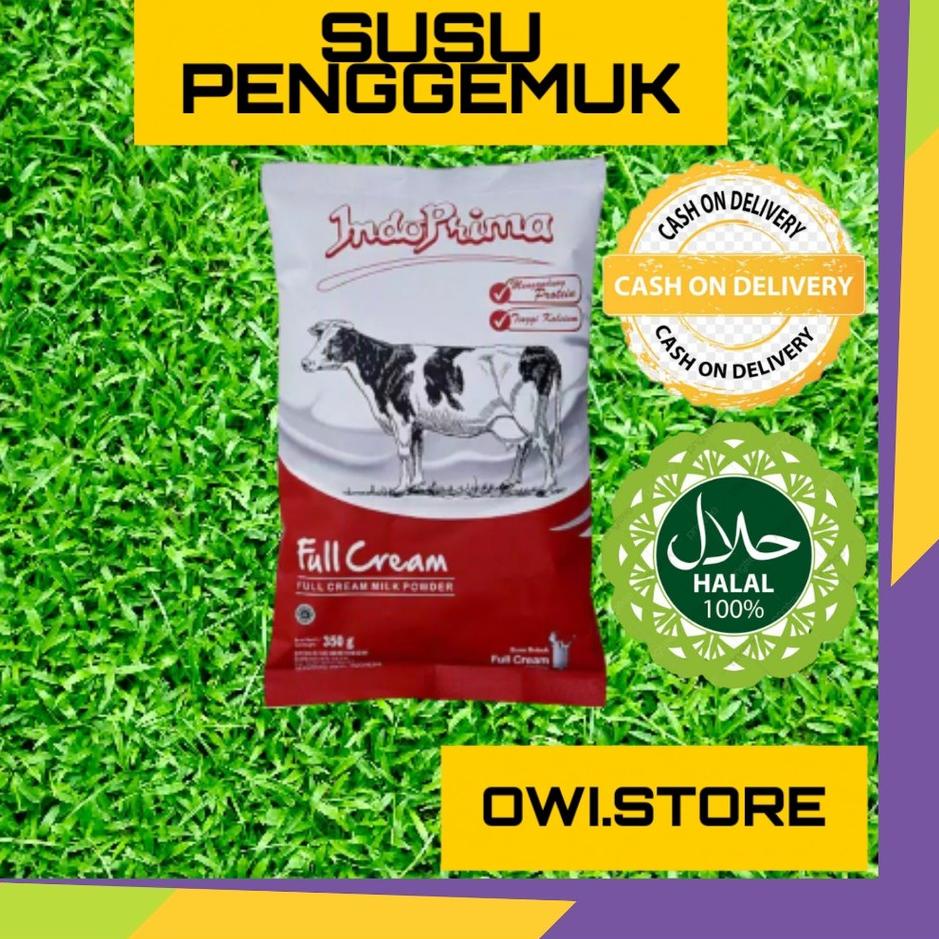 

わ SUSU PENGGEMUK BADAN SUSU INDOPRIMA FULL CREAM 350 GRAM SUSU GEMUK SUSU KELUARGA SUSU BADAN ⇤