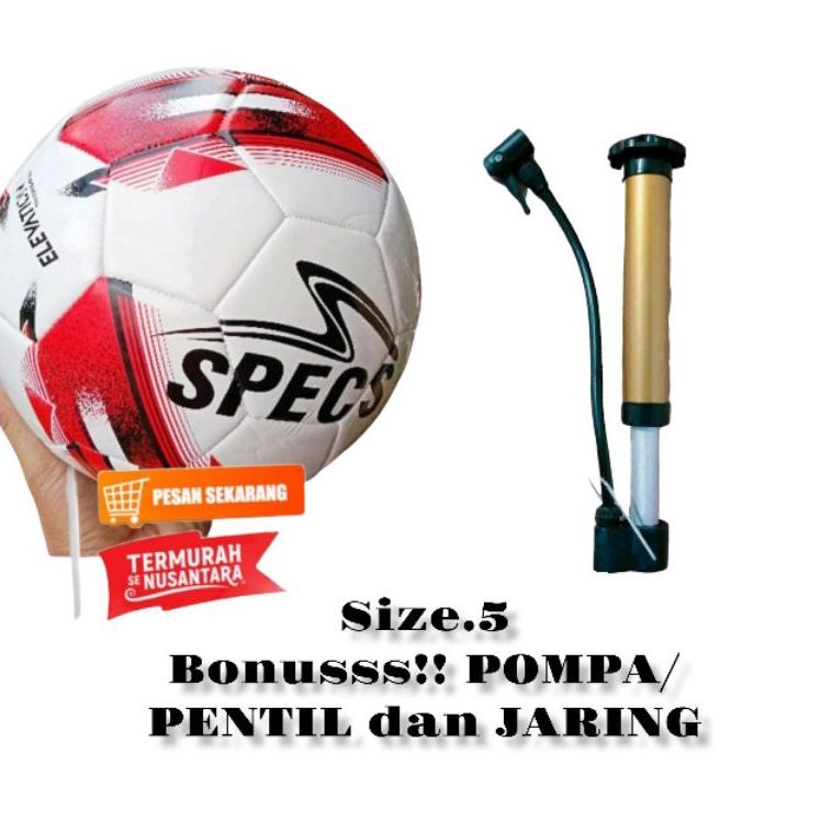 ([Code](J22M)❤) PROMO BOLA SEPAK SPECS LIGA 1 SIZE 5&4 /BOLA KAKI SPECS MURAH /BOLA SIZE 5 FREE POMP