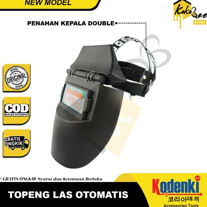 kedok las otomatis gelap topeng las auto dark kacamata las kaca mata