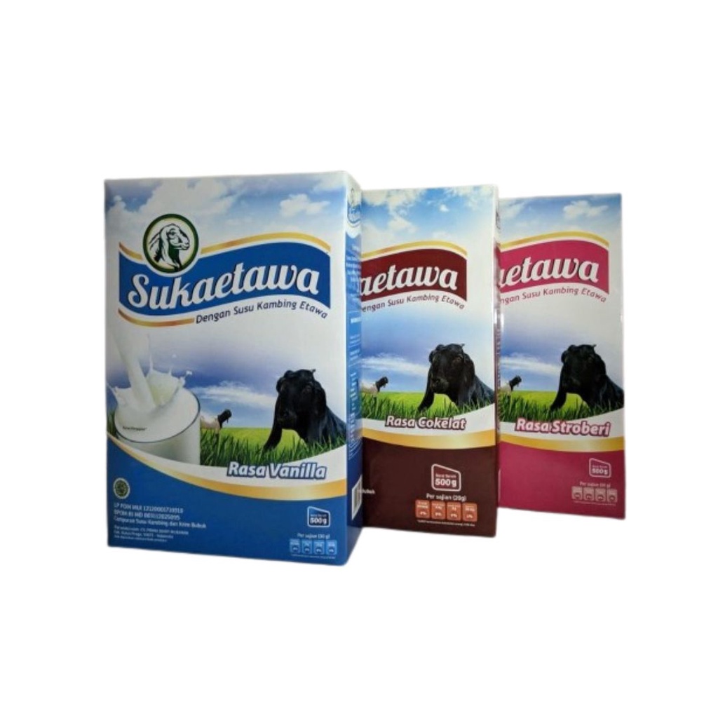 

SUKAETAWA 500 GR VARIAN STROBERRY VANILA COKLAT