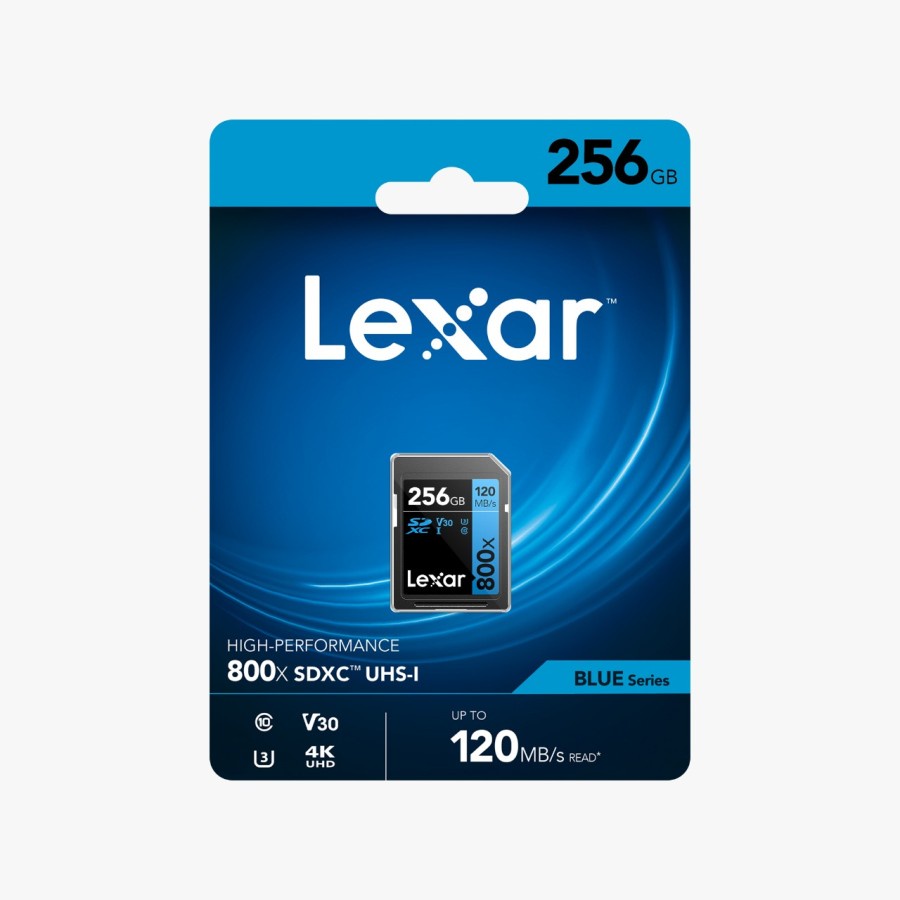 Lexar High Performance SDXC / SD Card 256Gb 120MBps 800x