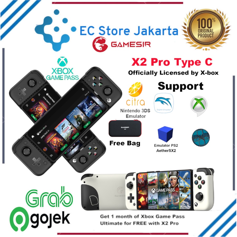 Gamesir X2 Pro Type C Gamepad Game Controller Andorid Nintendo XBOX PS2 Egg NS PPSSPP Dolphin Emulator