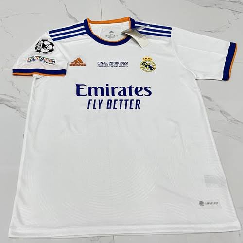 Jersey Real Madrid Home 2021/2022 Final Paris