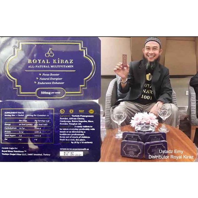 

Royal Kiraz Asli Turki( Gold ) isi 15 Sachet/Box