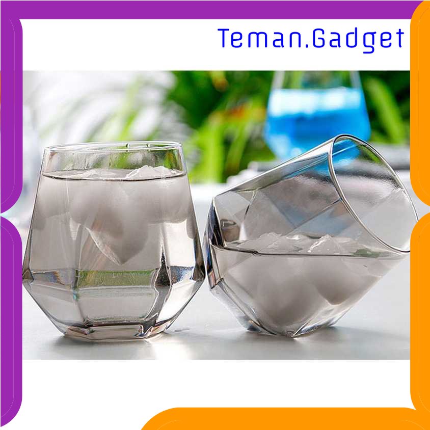 TG - DPR GLASSWARE Gelas Minuman Diamond Crystal Glass Cup 310 ml - GW107