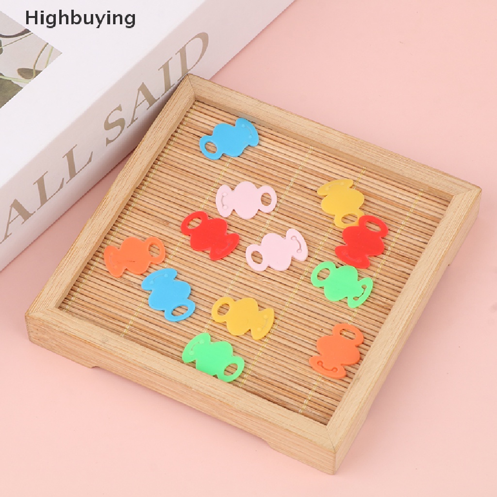 Hbid 12Pcs/set Multicolor Kunci Penutup Atas Topi Kepala Tag ID Spidol Campuran Toppers Identifikasi Warna Ring Silicone Key Case Glory