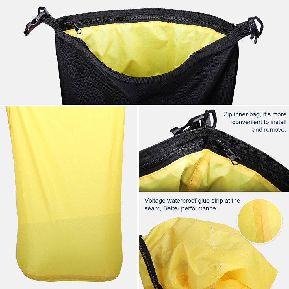 Rhinowalk Tas Ransel Motor Touring Back Seat Tail Storage Bag 20L - MT21620 - Black - 7RSEK0BK