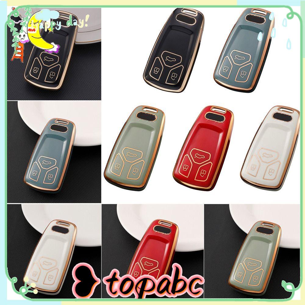 Top Remote Key Case New Pelindung Kulit Key Fob Cover