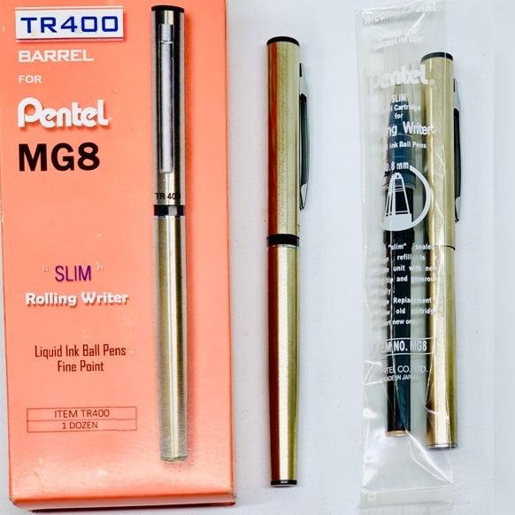 

ㄹ Bolpen / Pulpen Pentel Rolling Pen TR 400 MG8 (pcs) Include Refill ㅒ