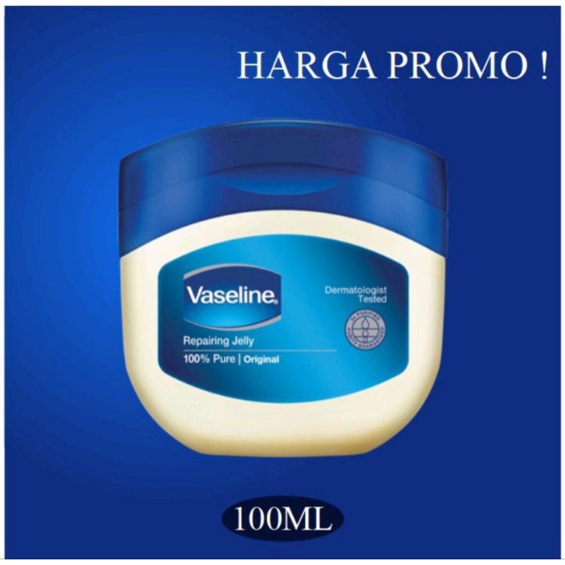 Vaseline Repairing Petrolium Jelly Lotion Original Pure 100 Ml