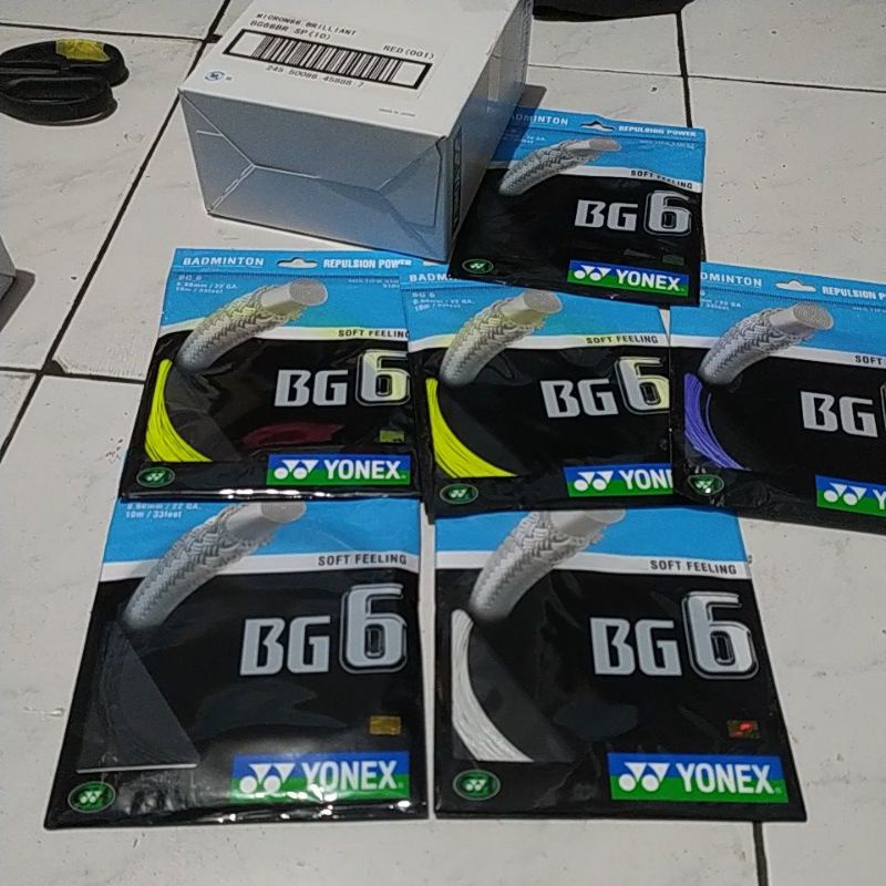 senar badminton yonex bg6 BG 6 CH original
