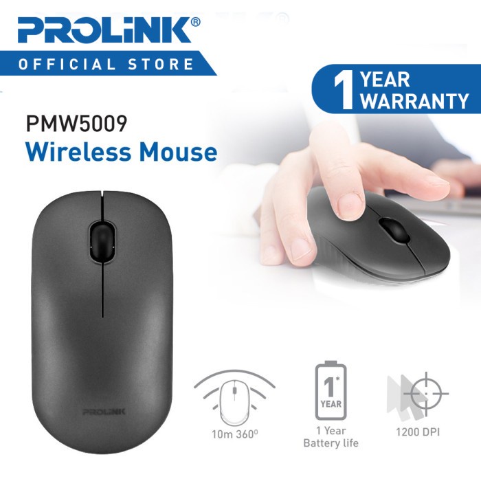 Mouse Wireless PROLINK PMW5009 3 Button 1200 DPI