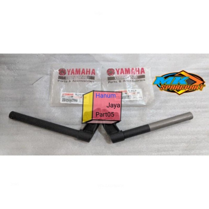 STANG STIR, STANG JEPIT R15 R 15 OLD V2 SET KANAN-KIRI ORIGINAL YAMAHA