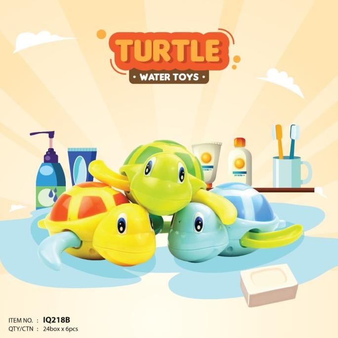 Iq Angel Swimming Turtle Mainan Air Mainan Mandi Bayi