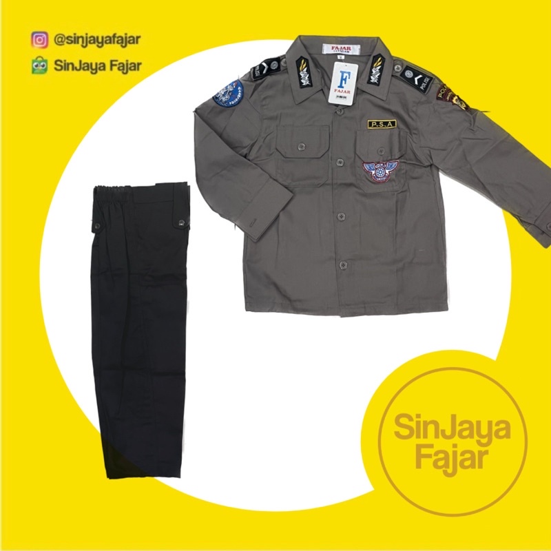 Seragam Polisi Anak merk FAJAR