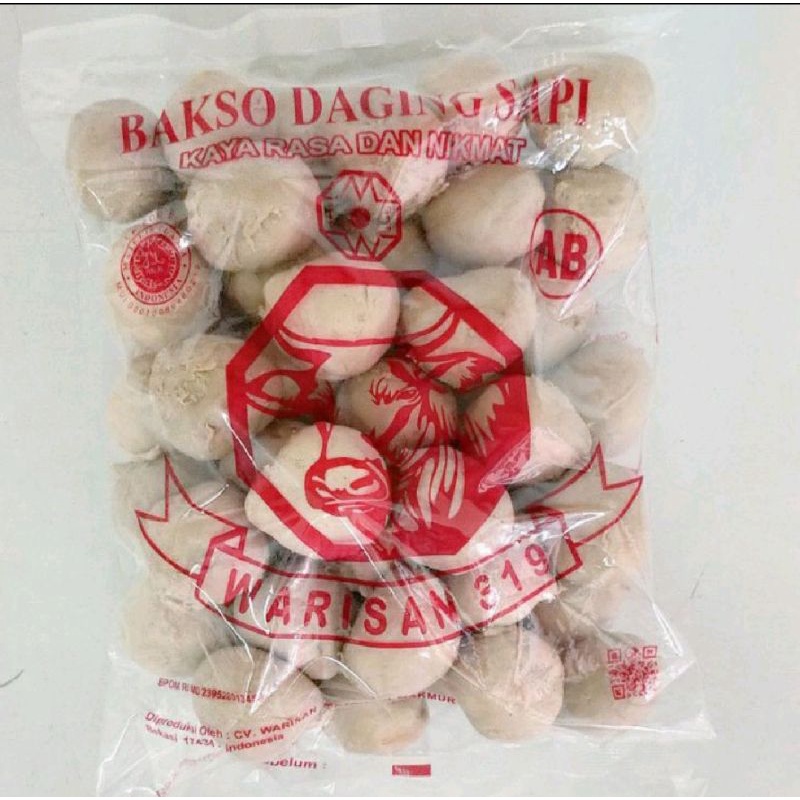 

PROMO!! Bakso daging sapi warisan 50pcs