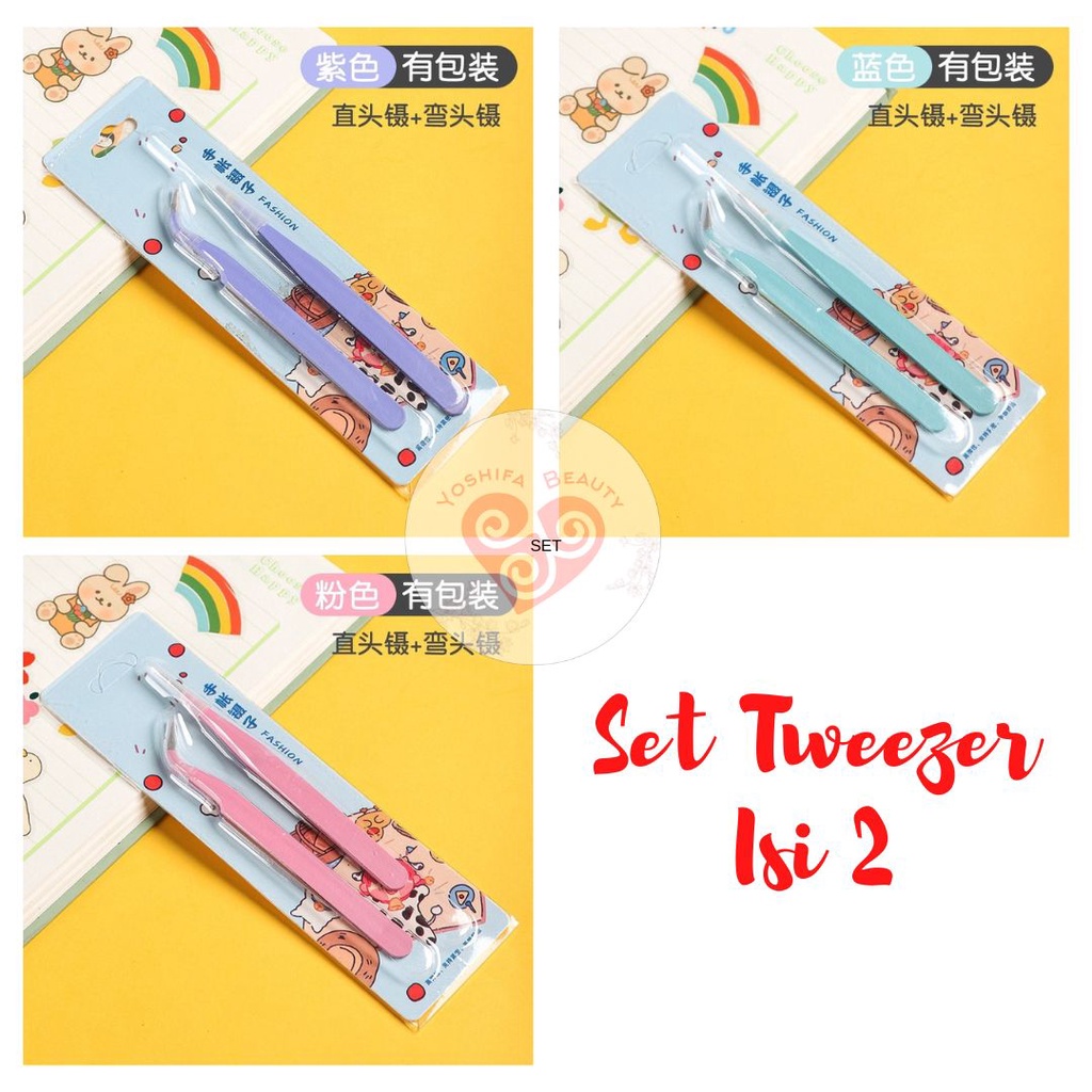 Candy Color Precision Tweezers | Macaron Tweezers | Penjepit Stiker Sticker Scrapbook Peralatan Journal Journaling Pinset Tweezer