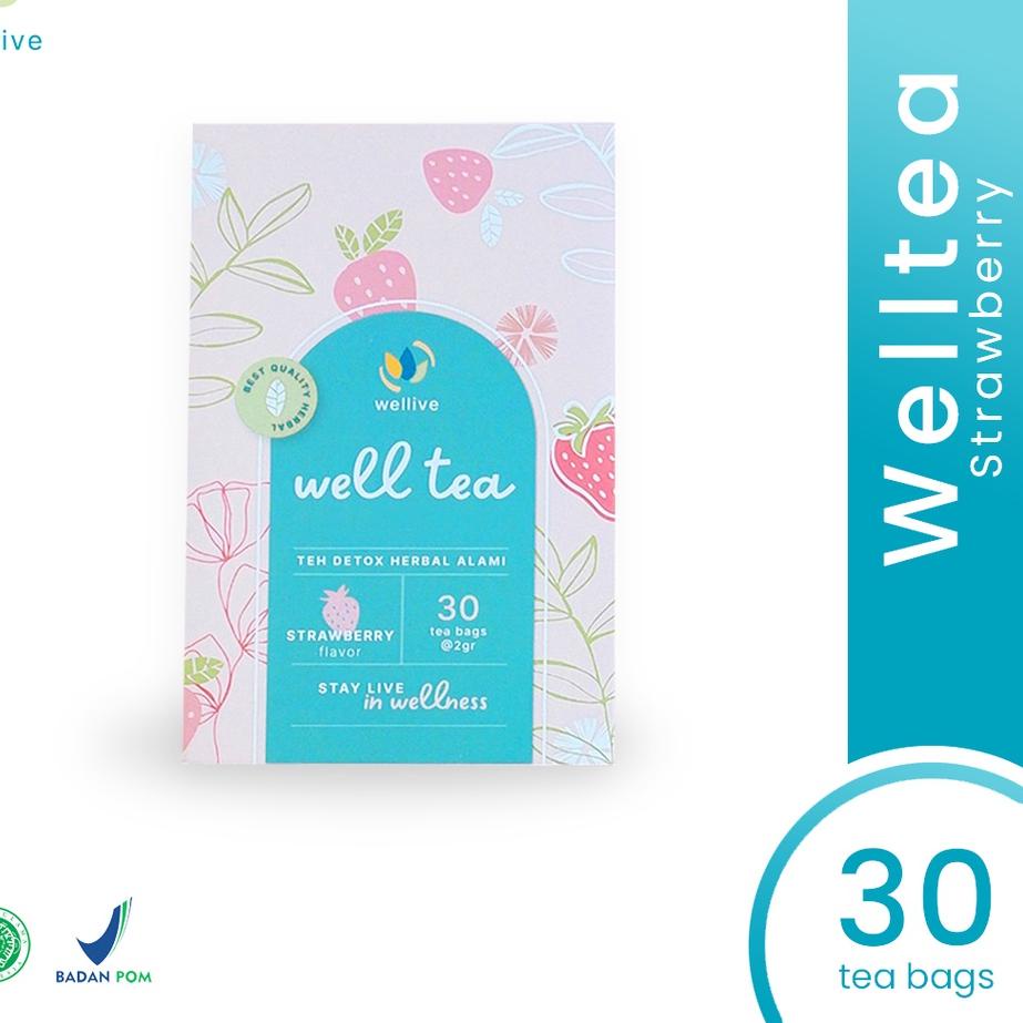 

(S-5-2㊚) WELLTEA - Teh detox - Teh Herbal - Isi 30 bisa cod
