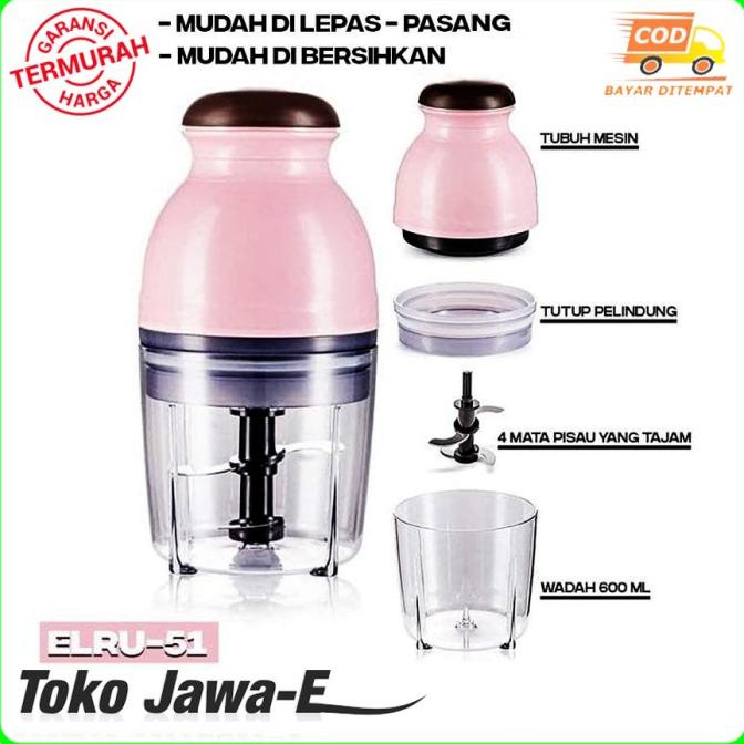 ROYALTA Blender Capsul/Chopper Capsul/Chopper Daging - 4 MATA PISAU