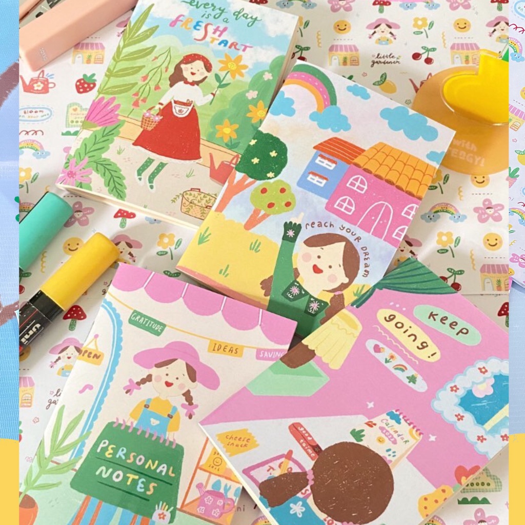 

Pocket Notebook / Buku Catatan Little Gardener