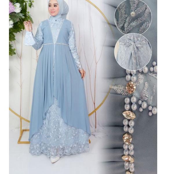 Model Baru.. ALENA DRESS KEBAYA GAMIS MAURA / ATHALIA / DRESS KEBAYA / GAMIS PESTA MODERN / GAMIS KO