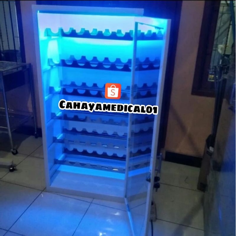 Lemari Dialyzer / Lemari Dialyzer 1 pintu besi / Lemari Dialyzer besi / Lemari Dialyzer 1 pintu