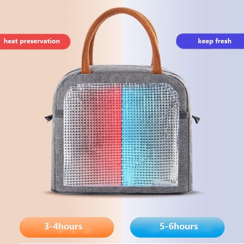 TAS BEKAL LUNCH COOLER BAG TAS TERMAL BOX MAKANAN ALUMINIUM KOTAK MAKAN PORTABLE