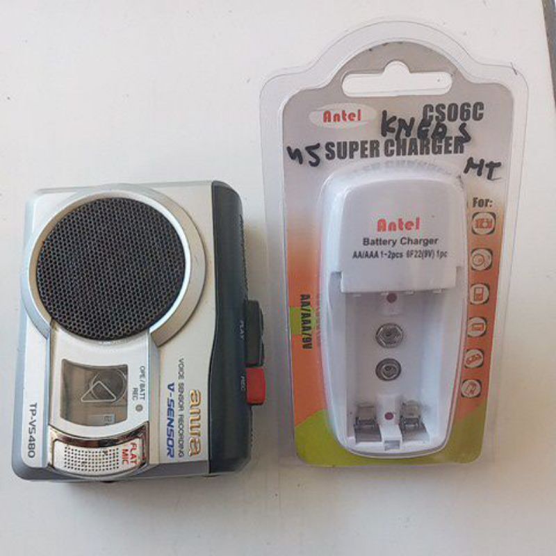 Walkman Aiwa TP-VS 480 Pemutar Kaset Mulus Koleksi Pribadi