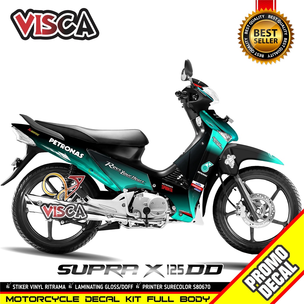 Stiker Supra X 125 Modif Keren Stiker Motor Supra X 125 Striping Supra X 125 Variasi Stiker Decal Su