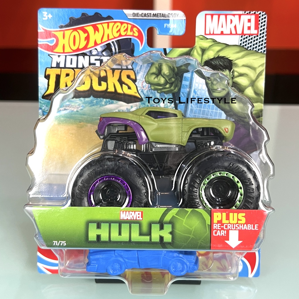 Mobil Hotwheels Hot Wheels Diecast Monster Trucks Original Mattel