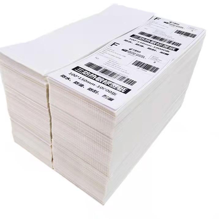 

Limited - Kertas Thermal Label Bare Lipat 100x150 mm isi 500 Pcs High Quality ✓