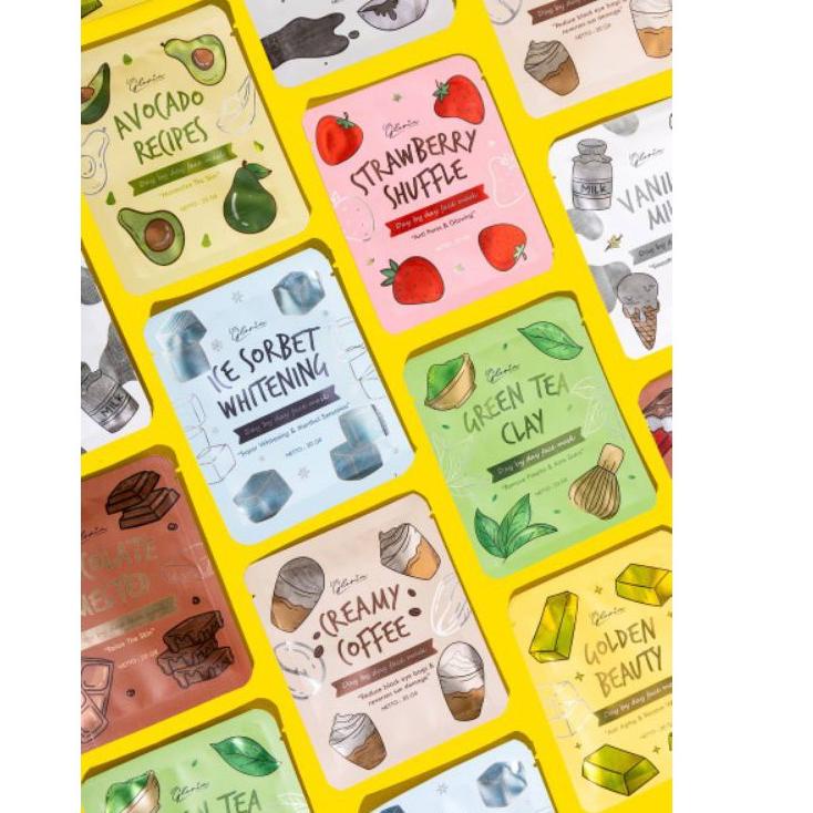 ➤ (BELI 3 FREE 1 MASKER ORGANIK) Masker Lea Gloria BPOM 20 gram Original Memutihakn dan Mencerahkan 