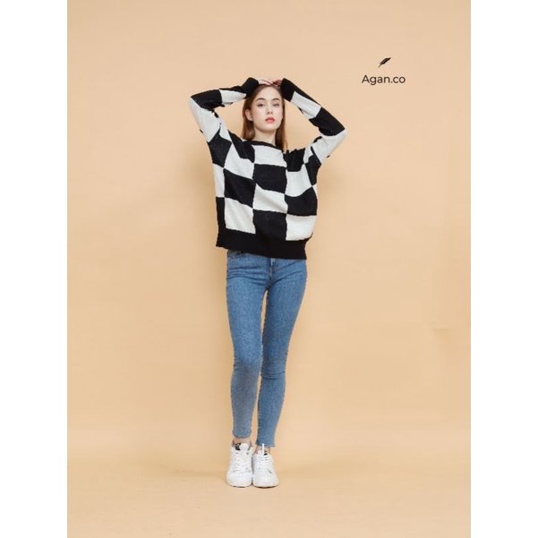Chessy Knit Sweater • Agan.co