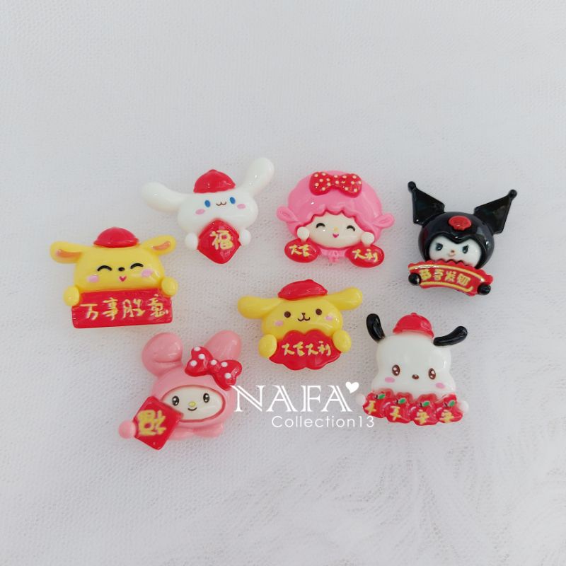 7pcs Clay Sanrio Imlek Premium