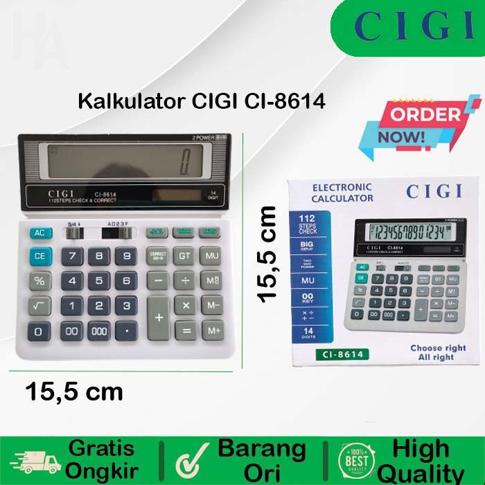 

KALKULATOR CIGI 12 DIGIT #ORIGINAL